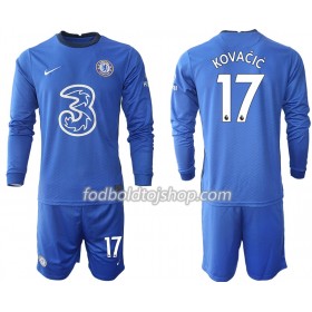 Chelsea Mateo Kovacic 17 Børn Hjemme Fodboldsæt 2020-21 L/S (+ Korte bukser)